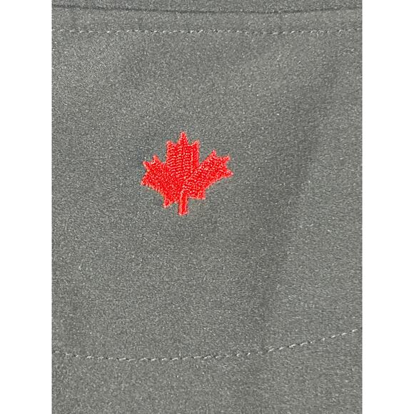 Its Fun To Be Canadian Jacket XXL Black Red Embroidered Canada Spell Out - Picture 12 of 14